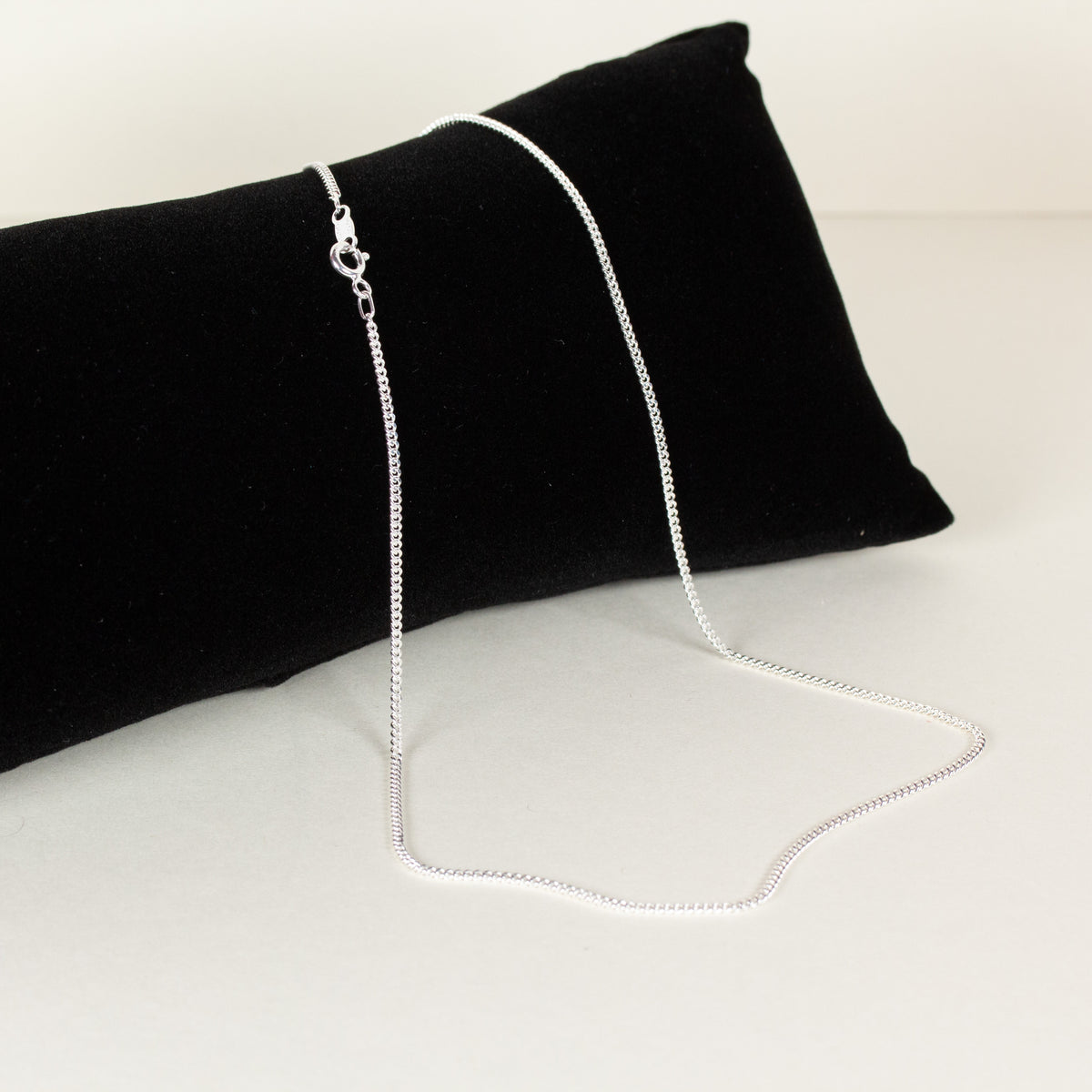 1980 Clásico Mexican Silver Chain - Small (18.5in) Size 01.5