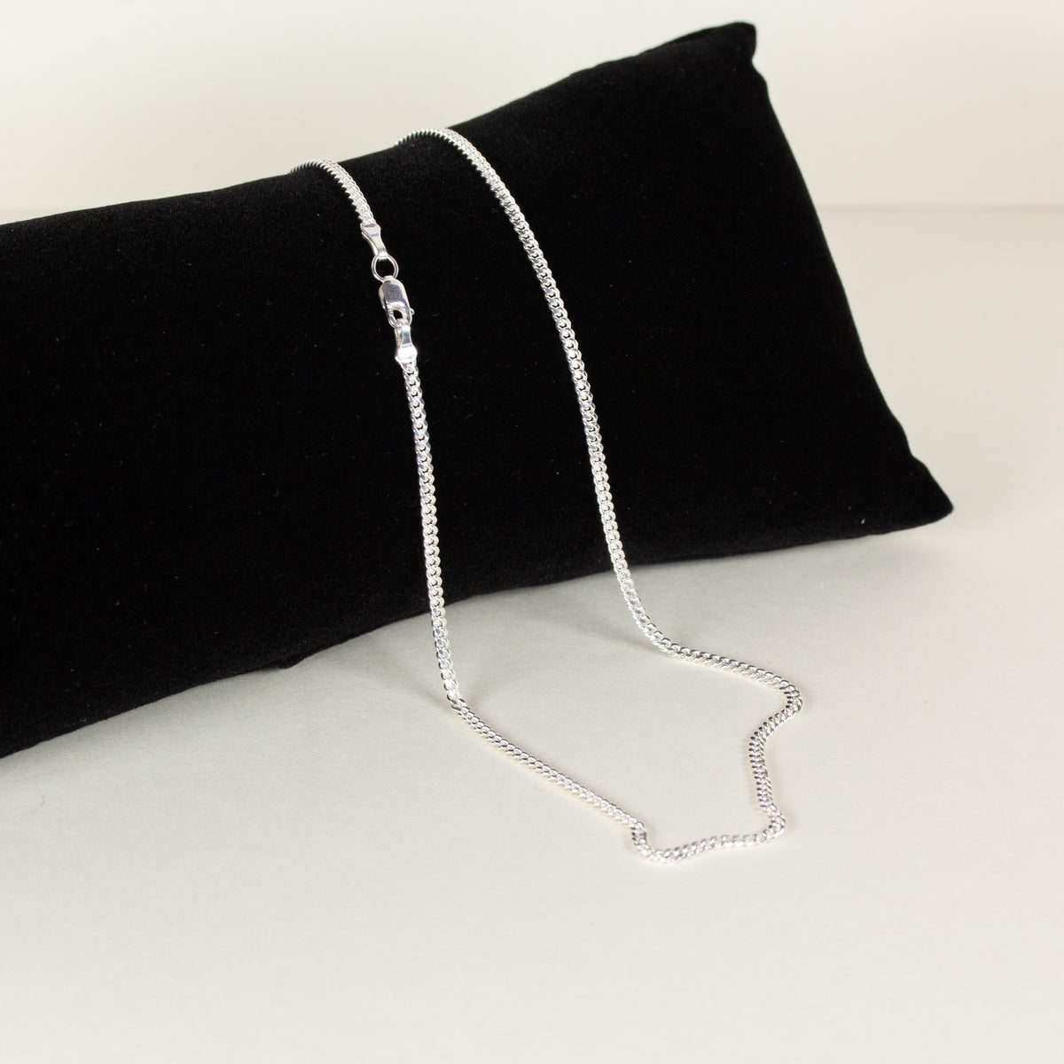 1980 Clásico Mexican Silver Chain - Small (18.5in) Size 02