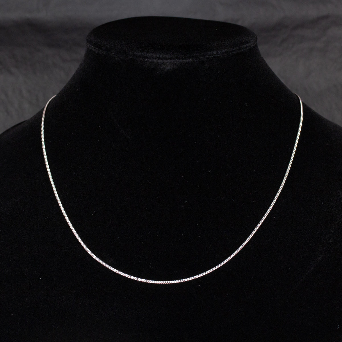 1980 Clásico Mexican Silver Chain - Medium (19.5in.) Size 01