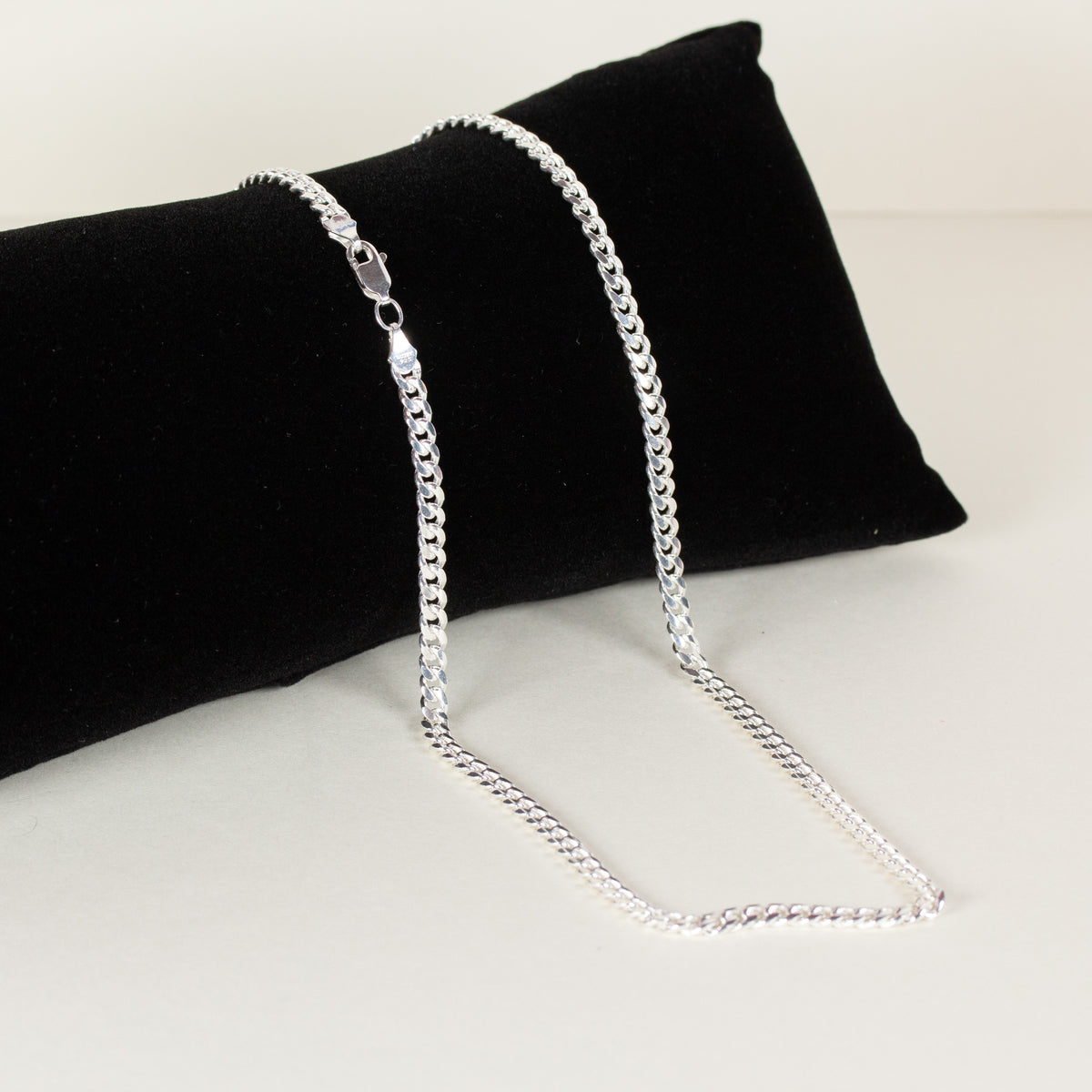 1980 Clásico Mexican Silver Chain - Medium (19.5in.) Size 03.5