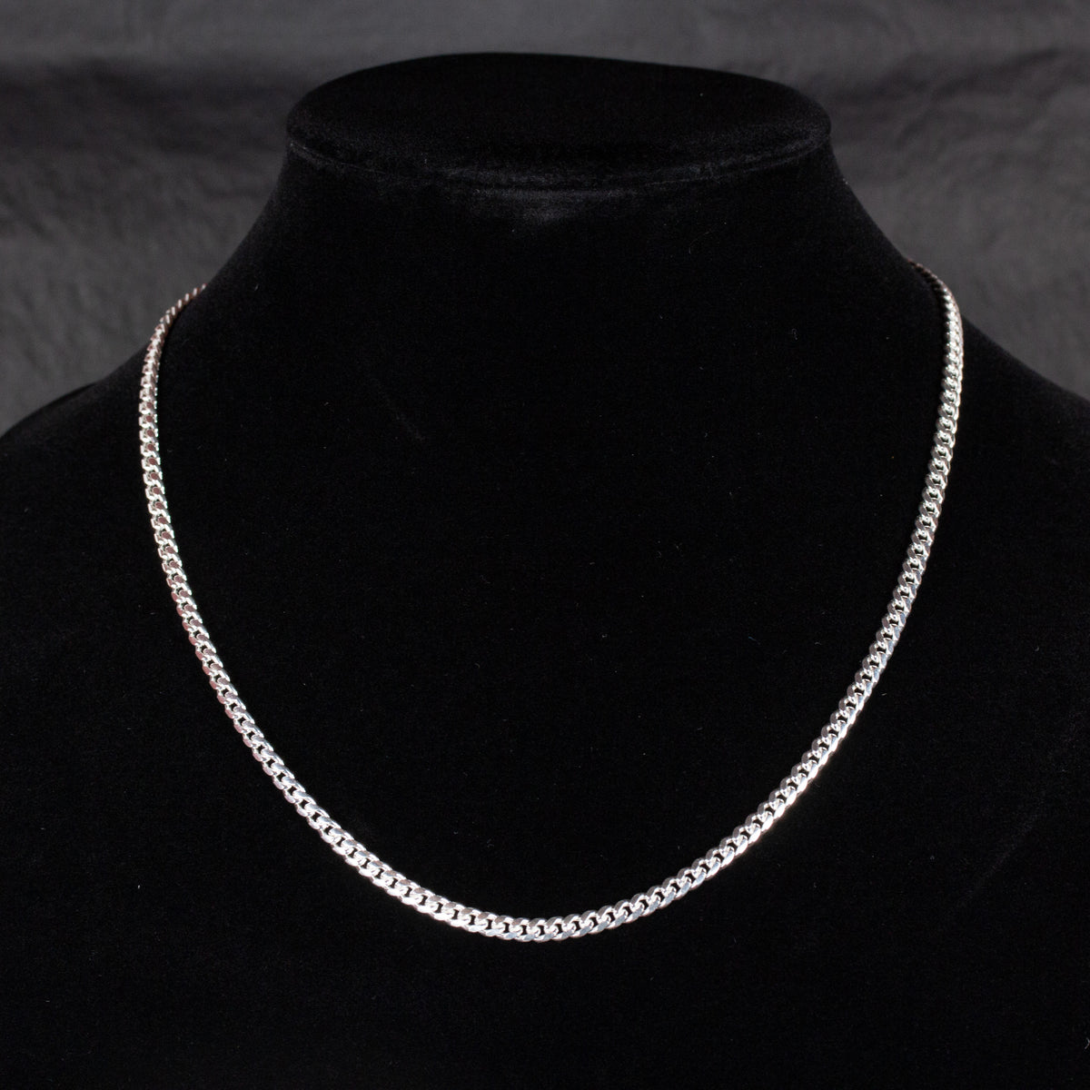 1980 Clásico Mexican Silver Chain - Medium (19.5in.) Size 03.5