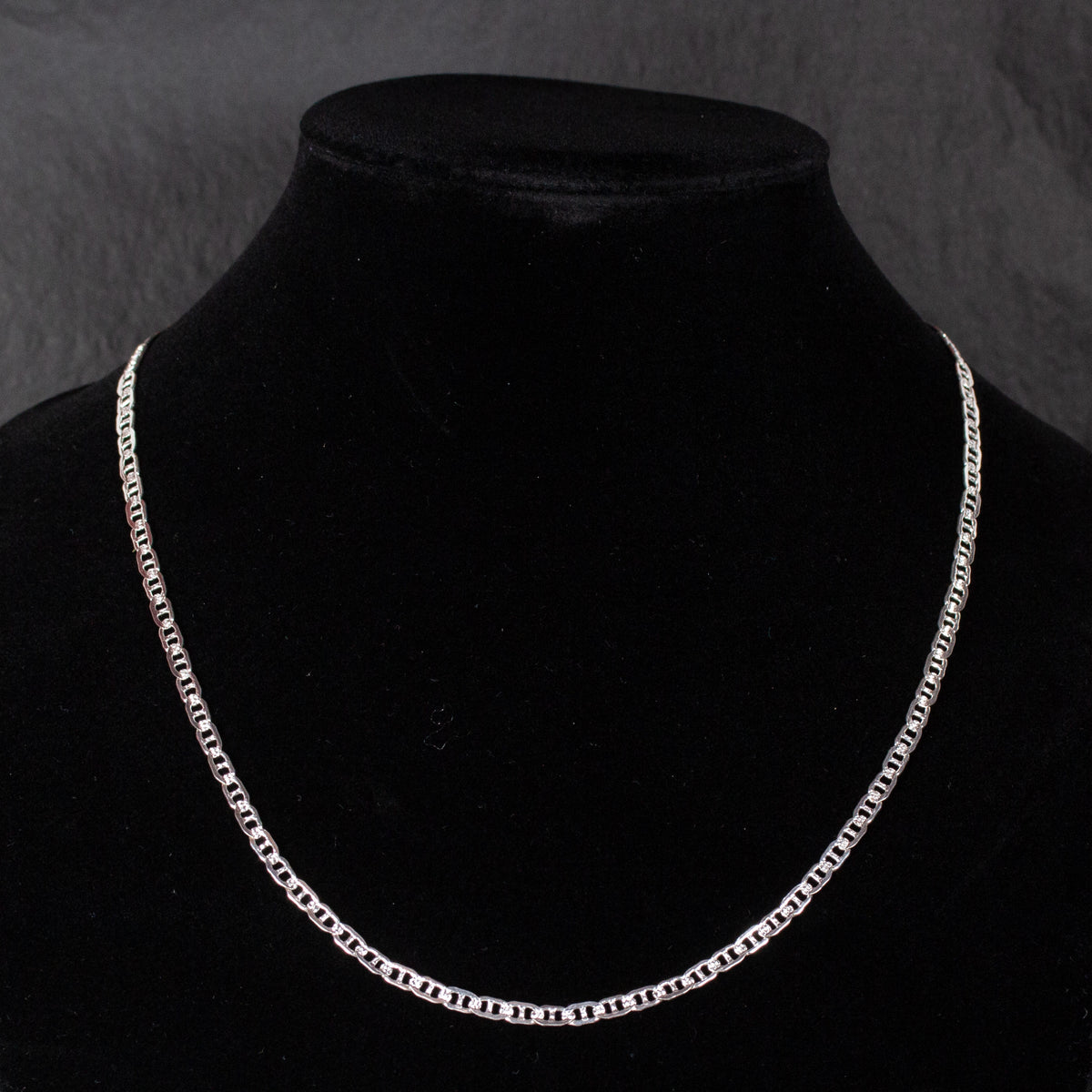 2003 Clásico Mexican Silver - Faceted Cut Chain - Medium (20.5in.) Size 04
