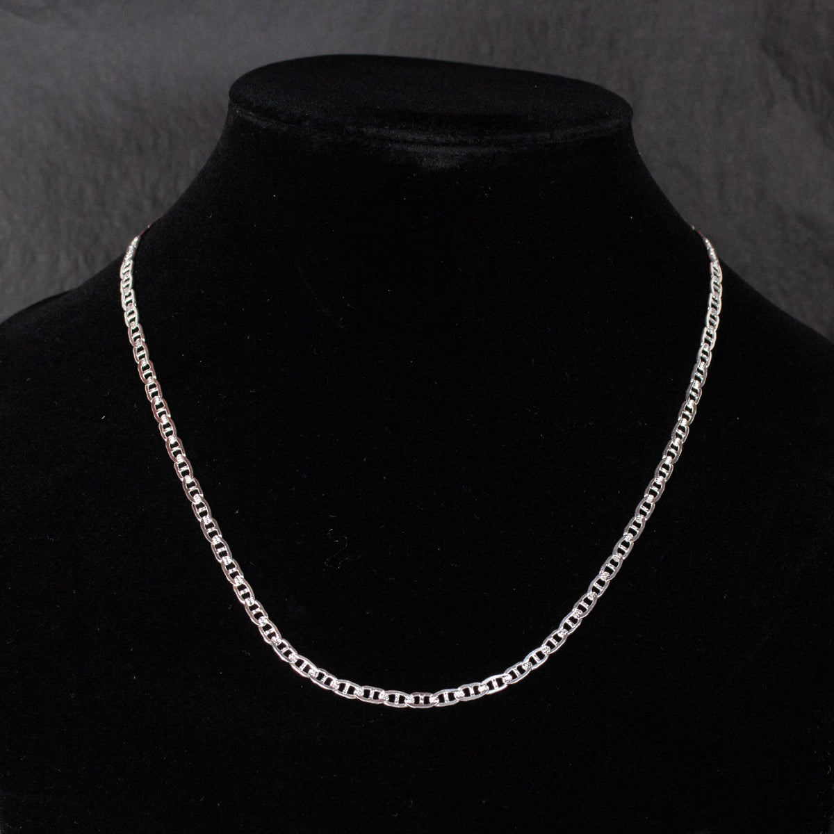 2003 Clásico Mexican Silver - Faceted Cut Chain - Large (23.5in.) Size 04