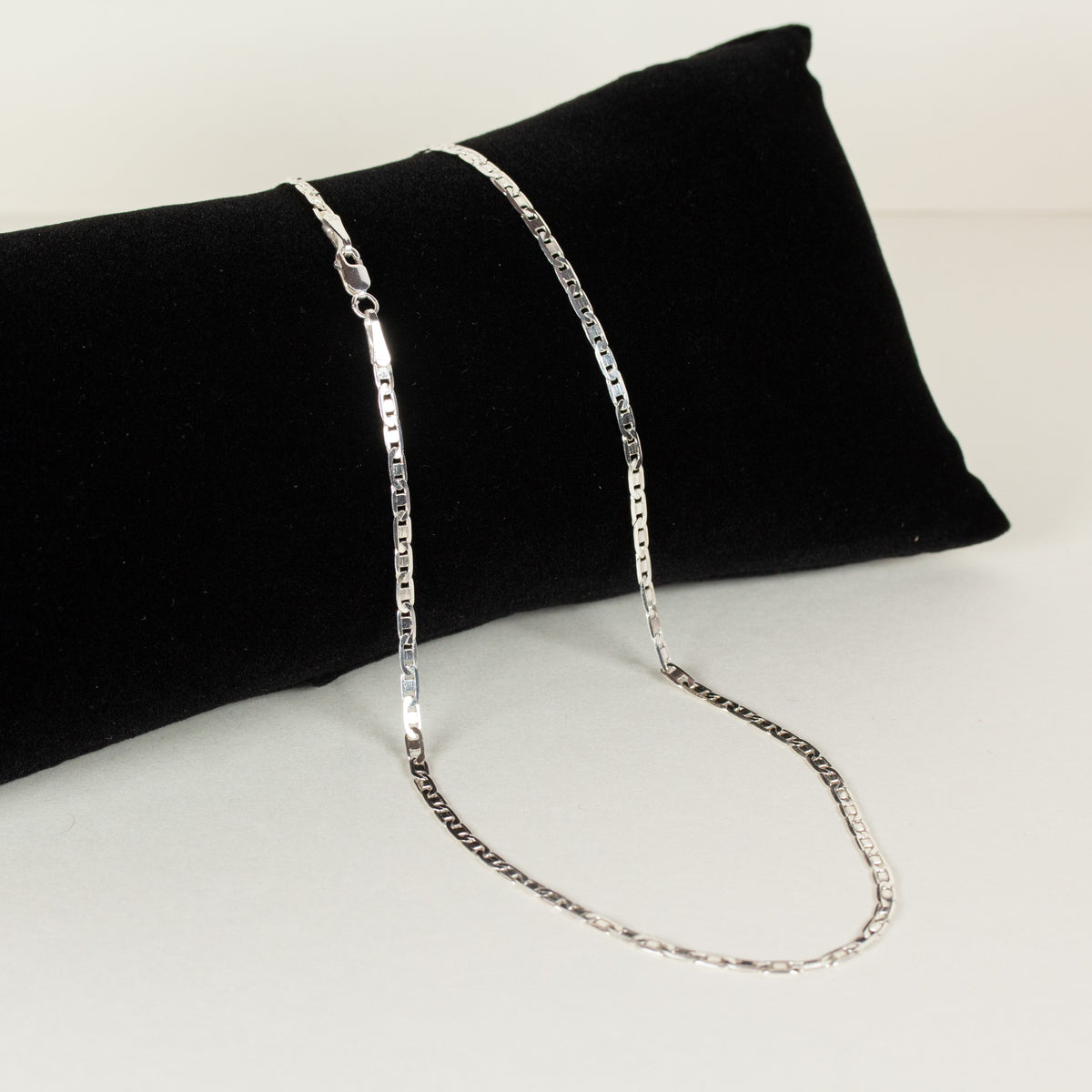 1999 Clásico Mexican Silver Chain - Large (22in.) Size 02.2