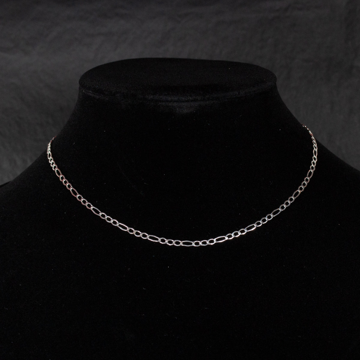 Los 90s Mexican Silver Chain - Kids (15.5in.) Size 03